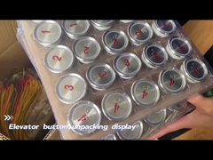 37.2mm Nút thang máy tròn Nút thang máy phụ tùng nâng Nút đẩy