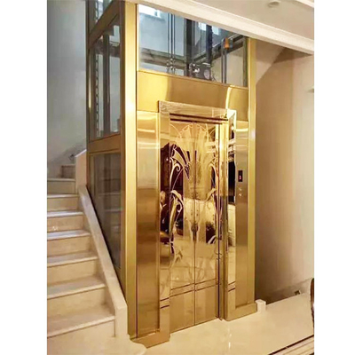 Mirror Stainless Steel Small Classic Elevators For Villas Lift 450 To 1600KG